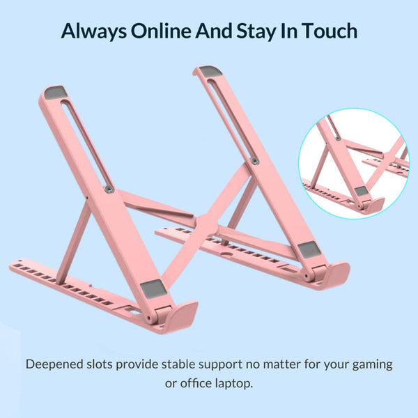 2 In 1 Laptop Mobile Phone Stand Heightening Cooling Stand