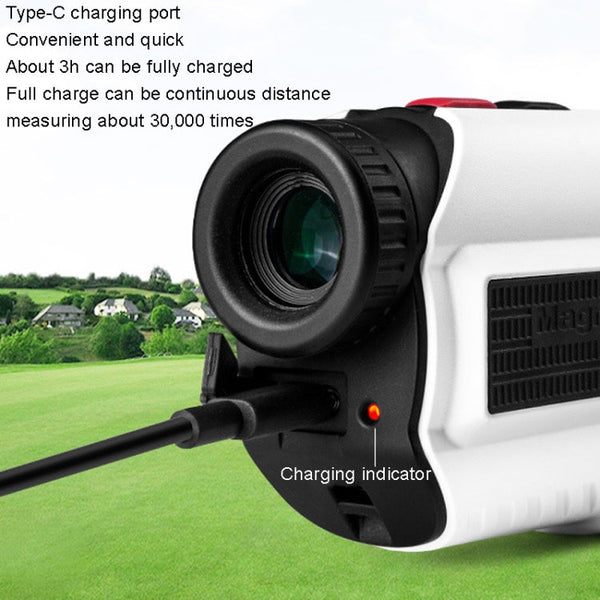 PGM JQ015 IP54 Waterproof Golf Laser Distance Meter Telescope, Measuring Distance: 400m