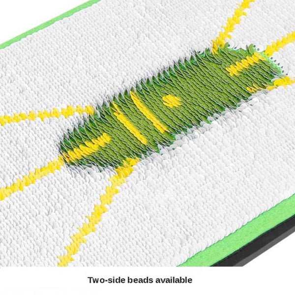 PGM DJD038 Golf Batting Pad Swing Practitioner Beads Training Trace Detection Cushion, Style:, With 5 Sponge Balls, Without Balls