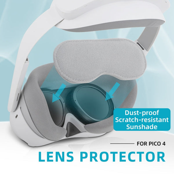 For PICO 4 Hifylux PC-ZF17 Lens Protector VR Glasses Dust-proof Sponge Pad, PC-ZF17 Light Grey