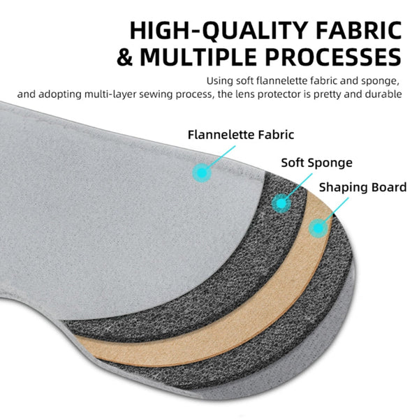 For PICO 4 Hifylux PC-ZF17 Lens Protector VR Glasses Dust-proof Sponge Pad, PC-ZF17 Light Grey