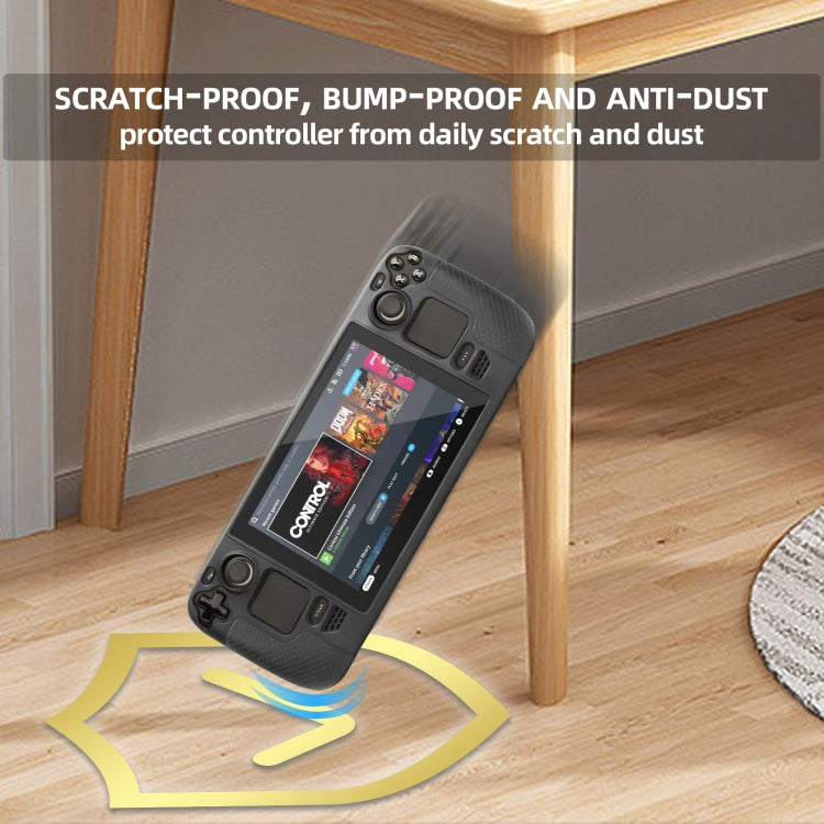 For Steam Deck Hifylux ST-PF14 Game Console Silicone Case Anti-scratch Non-slip Handheld Case Lanyard