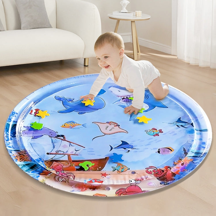 93cm Baby Kids Water Play Mat Inflatable PVC Shark Water Pad, 93cm Shark
