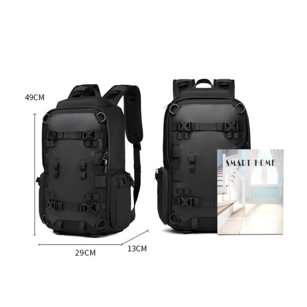 Ozuko 9587 Men Backpack Sports Helmet Men Backpack Breathable Waterproof And Wear-resistant