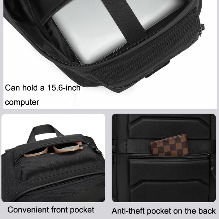 Ozuko 9587 Men Backpack Sports Helmet Men Backpack Breathable Waterproof And Wear-resistant