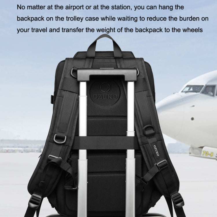 Ozuko 9587 Men Backpack Sports Helmet Men Backpack Breathable Waterproof And Wear-resistant