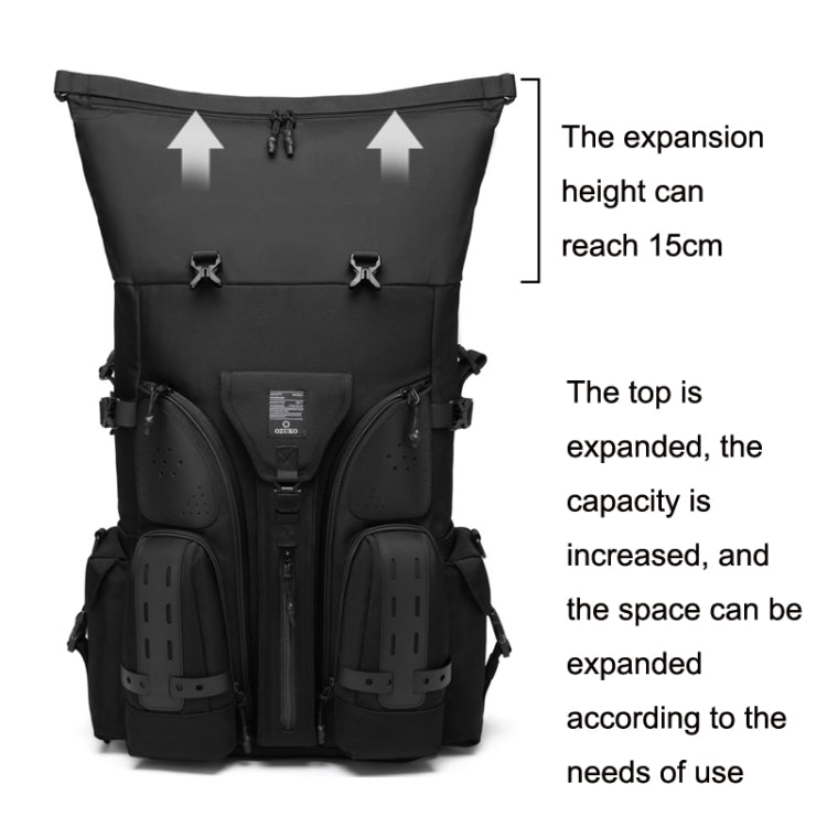 Ozuko 9631 Waterproof Outdoor Backpack Large Capacity Travel Baseball Bag