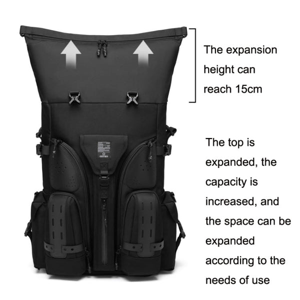 Ozuko 9631 Waterproof Outdoor Backpack Large Capacity Travel Baseball Bag