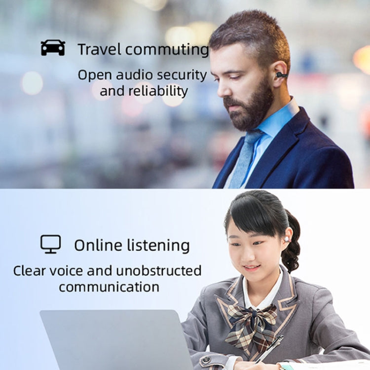 M-S8 Wireless Stereo Single Ear Clip-on Bluetooth Earphone, M-S8 Single Black, M-S8 Single Gray, M-S8 Single Pink, M-S8 Single Blue