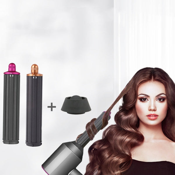 For Dyson Airwrap Hair Dryer i.d. / HS01 / HS05 / HD08 18.6 x 4cm Upgraded Long Curling Barrels Nozzle With Long Adapter Golden