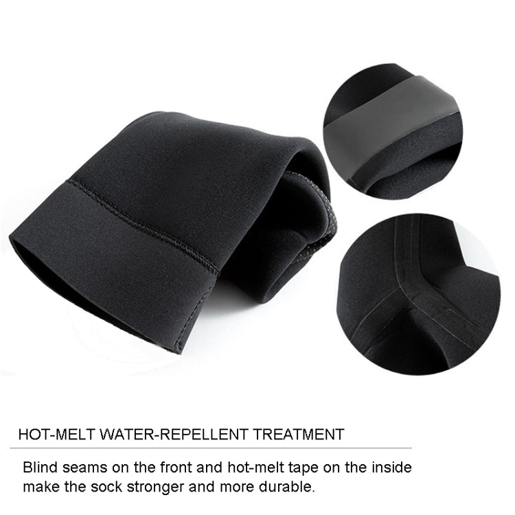 3mm Diving Socks Swimming Warm Deep Diving Waterproof Long Tube Beach Socks, XS, S, M, L