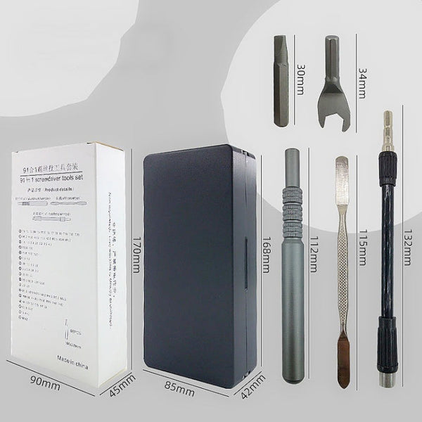 91 In 1 Screwdriver Set Mobile Phone Laptop Repair Combination Tool