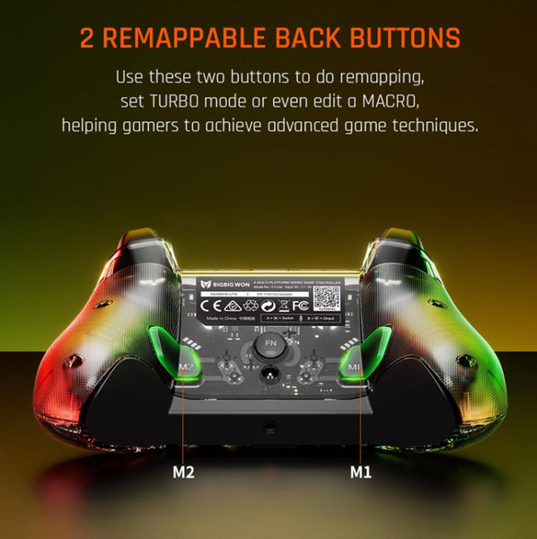 RGB Light Wired Gamepad Controller For PC/Switch