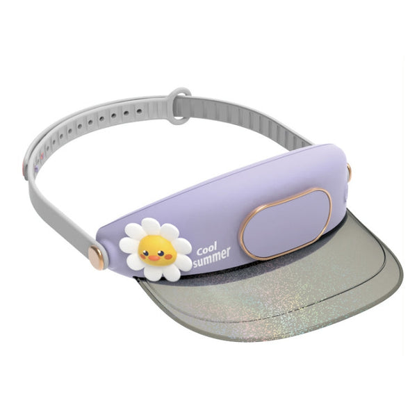 GL130-133 Outdoor Fan Cap Leafless Mute USB Portable Camping Mini Fan