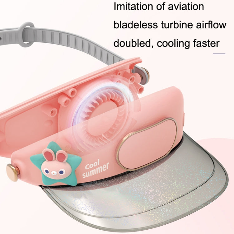 GL130-133 Outdoor Fan Cap Leafless Mute USB Portable Camping Mini Fan