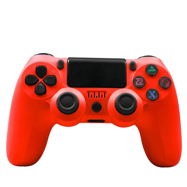 For PS4 Wireless Bluetooth Game Controller With Light Strip Dual Vibration Game Handle
