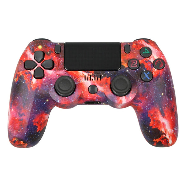 For PS4 Wireless Bluetooth Game Controller With Light Strip Dual Vibration Game Handle