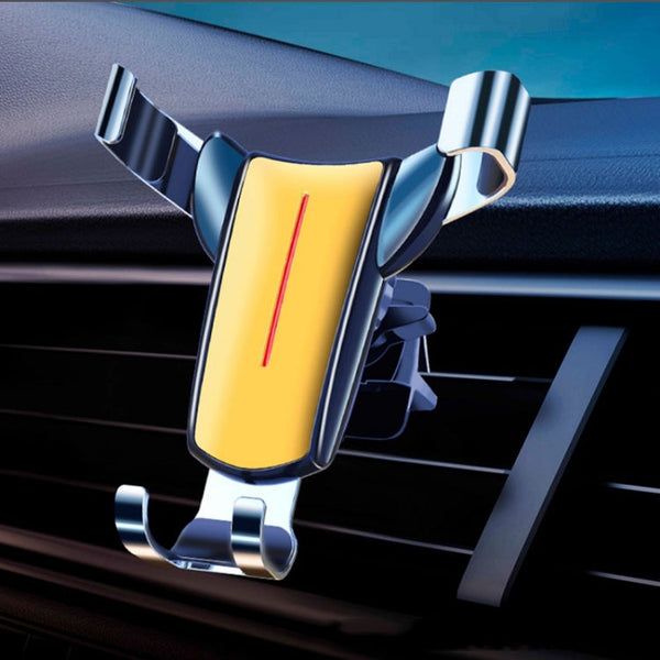 Air Outlet Triangular Gravity Sensor Car Mobile Phone Holder