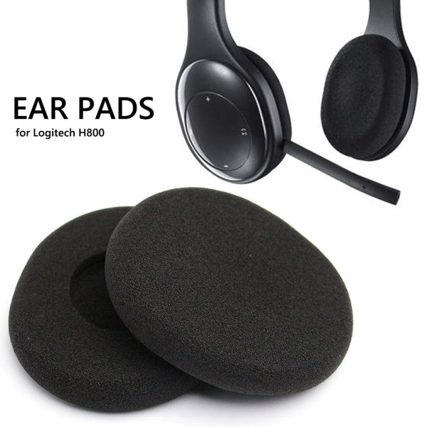 For Logitech H800 Headphone 2pcs Sponge Cover Ear Pads Earmuff, For Logitech H800
