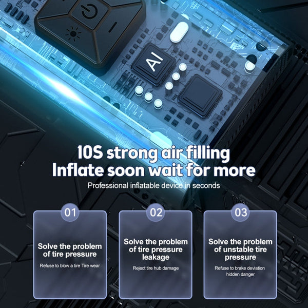 150psi  Air Pump Intelligent Digital Display Car Bicycle Ball Electric Pump Cylinder, SUITU   ST-9624A  Wired, SUITU   ST-9624B Wireless+USB, SUITU   ST-9624C Wireless+DC+USB