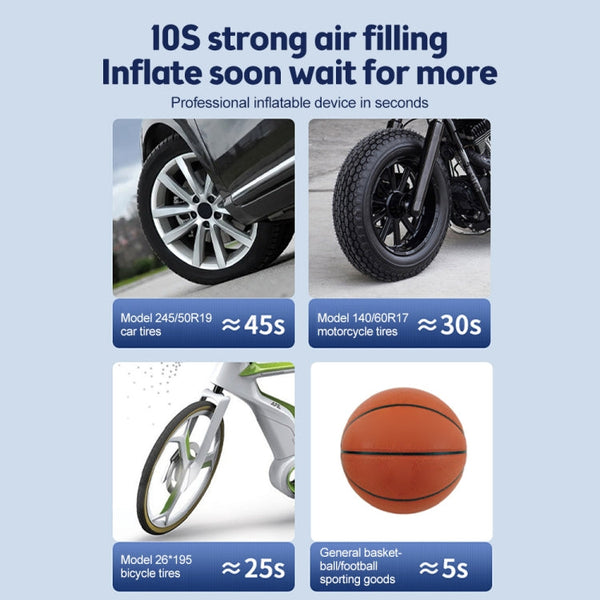 150psi  Air Pump Intelligent Digital Display Car Bicycle Ball Electric Pump Cylinder, SUITU   ST-9624A  Wired, SUITU   ST-9624B Wireless+USB, SUITU   ST-9624C Wireless+DC+USB