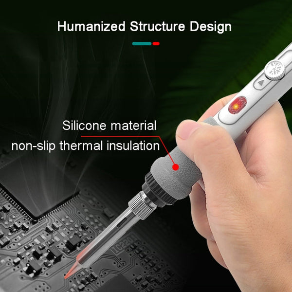 100W  220V High-power Electric Soldering Iron Adjustable Temperature Soldering Tool US Plug, 1pc, 2pcs Set 1, 2pcs Set 2, 4pcs Set