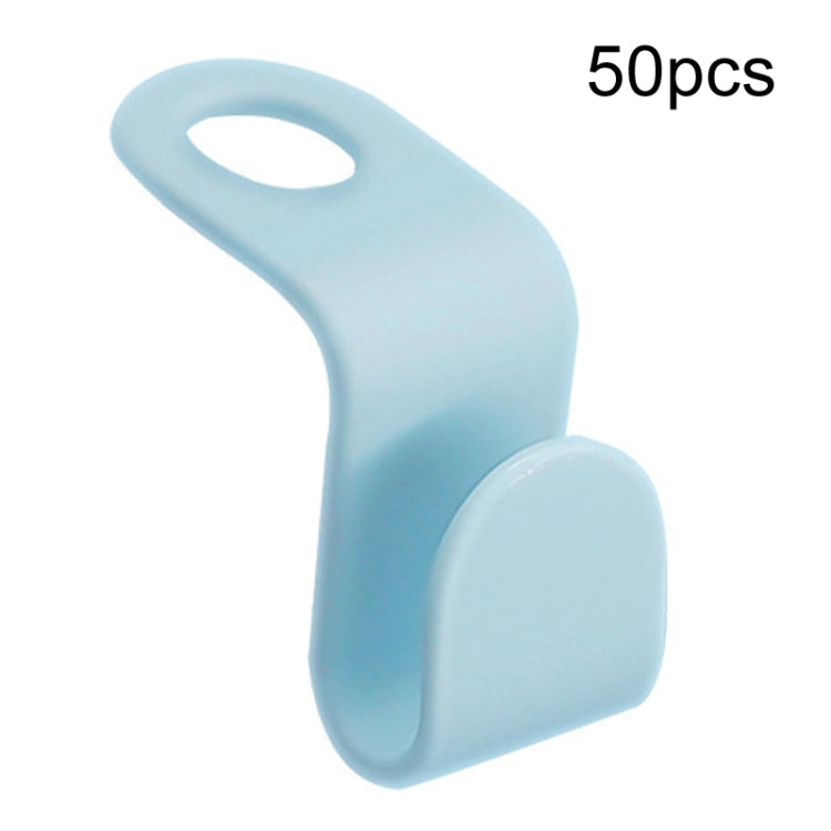 50pcs Hanger Connecting Hooks Household Superimposed Hooks