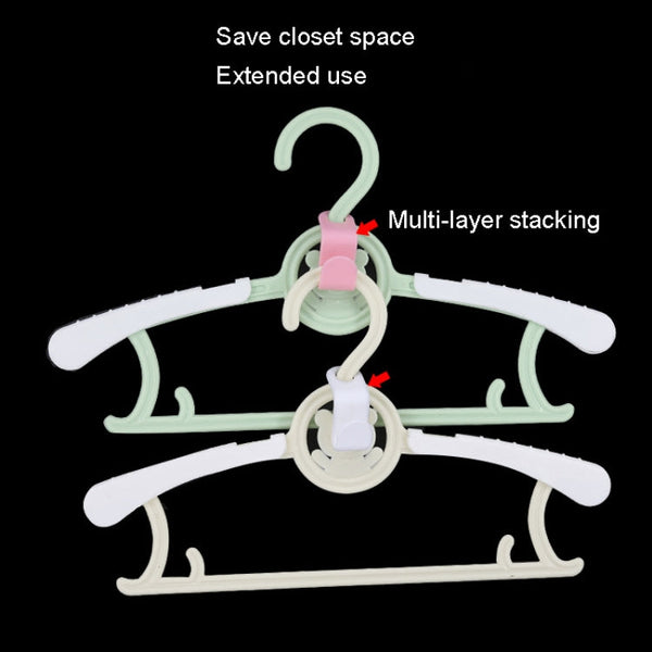 50pcs Hanger Connecting Hooks Household Superimposed Hooks