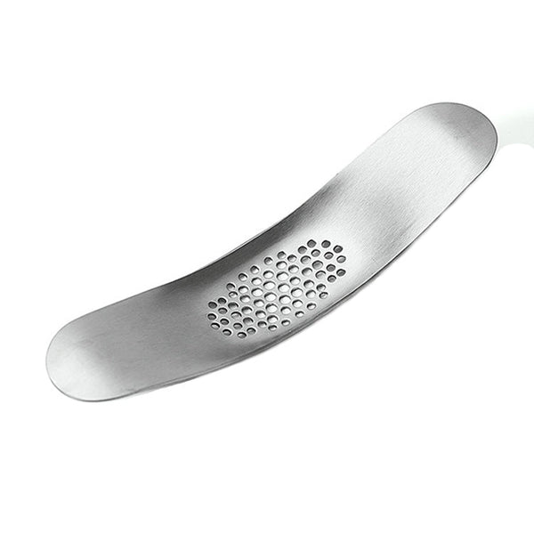 WGKT0089 430 Stainless Steel Boat Shaped Garlic Grinder Manual Garlic Press Tools Kitchen Gadgets, Garlic Grinder(Style 1), Garlic Grinder(Style 2)