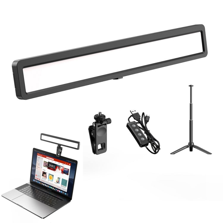 APEXEL APL-FL06 Portable Square Strip Live Video Conferencing Fill Light, APL-FL06