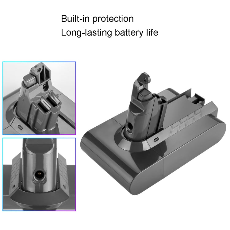 For Dyson V6 Series Handheld Vacuum Cleaner Battery Sweeper Spare Battery, 1.5Ah, V6 2.2Ah, 2.6Ah, 3.0Ah, 3.5Ah, 4.0Ah