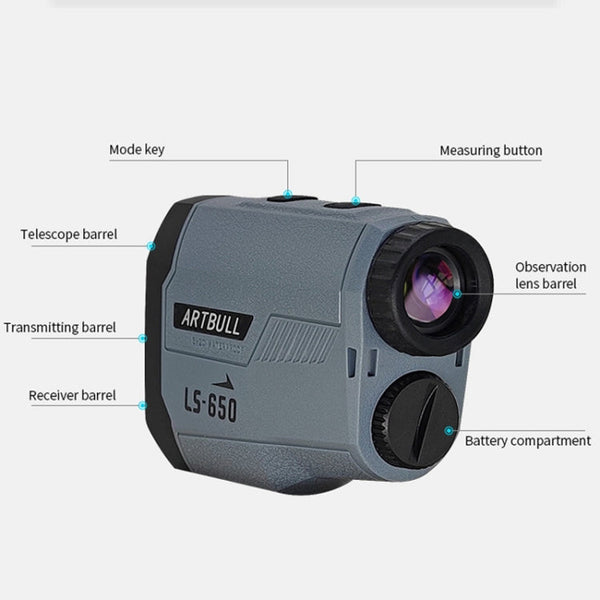 ARTBULL LS-650 Outdoor Golf Laser Rangefinder 650m Altimeter Telescope