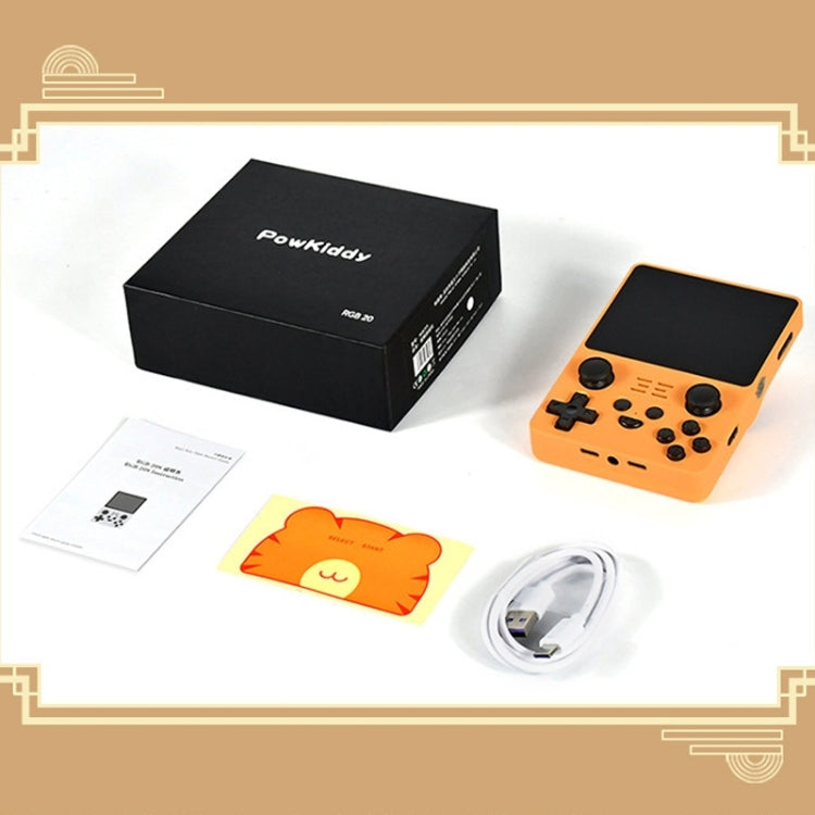 POWKIDDY RGB20S  3.5-Inch IPS Screen Retro Open Source Handheld Game Console, 16GB+64GB 15,000 Games, 16GB+256GB  30,000 Games
