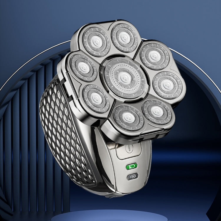 9 Knife Head Multifunctional USB Shaver Full Body Water Washing Shaver Men Hair Bald