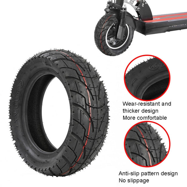 For KUGOO M4 TUOVT 80/65-6.5 10 inch Electric Skateboard Vacuum Explosion-Proof Outer Tire, Highway Tire, Off-road Tire