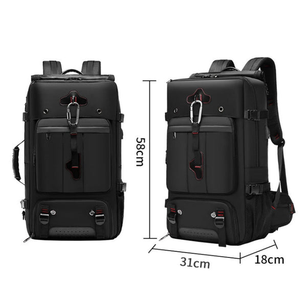 Multifunctional Large-capacity Waterproof Outdoor Mountaineering Backpack with USB Port