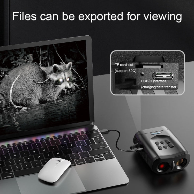 APEXEL 3-inch LCD HD Screen Photo Video Portable Binoculars Digital Infrared Night Vision Device