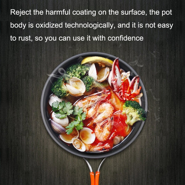 Hewolf HW-K1779 4-5 People Outdoor Aluminum Stove Portable Storage Camping Set