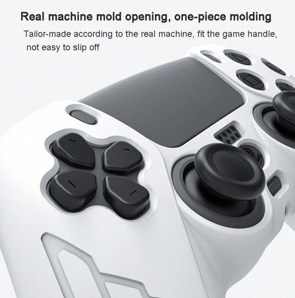For PS5 Gamepad Silicone Case Non-slip Texture Thickened Protective Cover