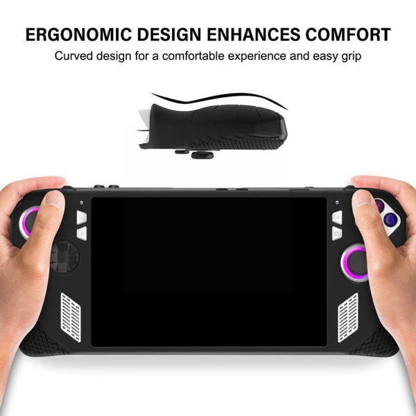 For ASUS ROG Ally Handheld Game Console Silicone Drop-proof Protective Case All-inclusive Case
