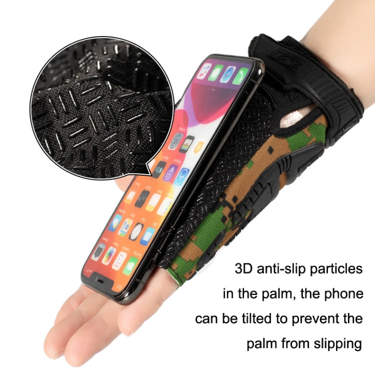 Outdoor Sports Non-slip Silicone Protective Half-finger Gloves, Free Code