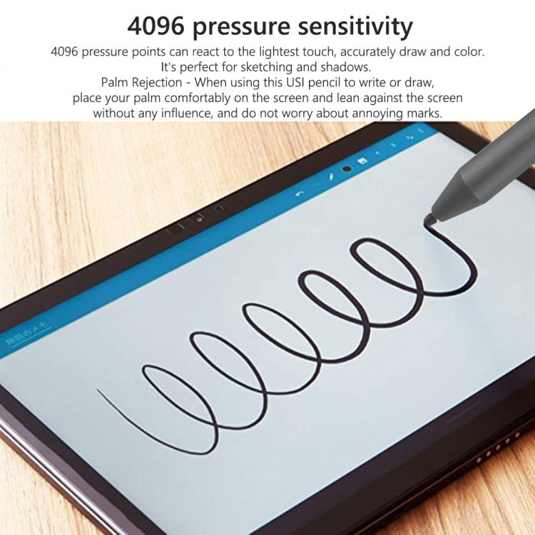 Aluminum Alloy Laptop USI Stylus 4096 Pressure Sensitive Metal Touch Screen Pen