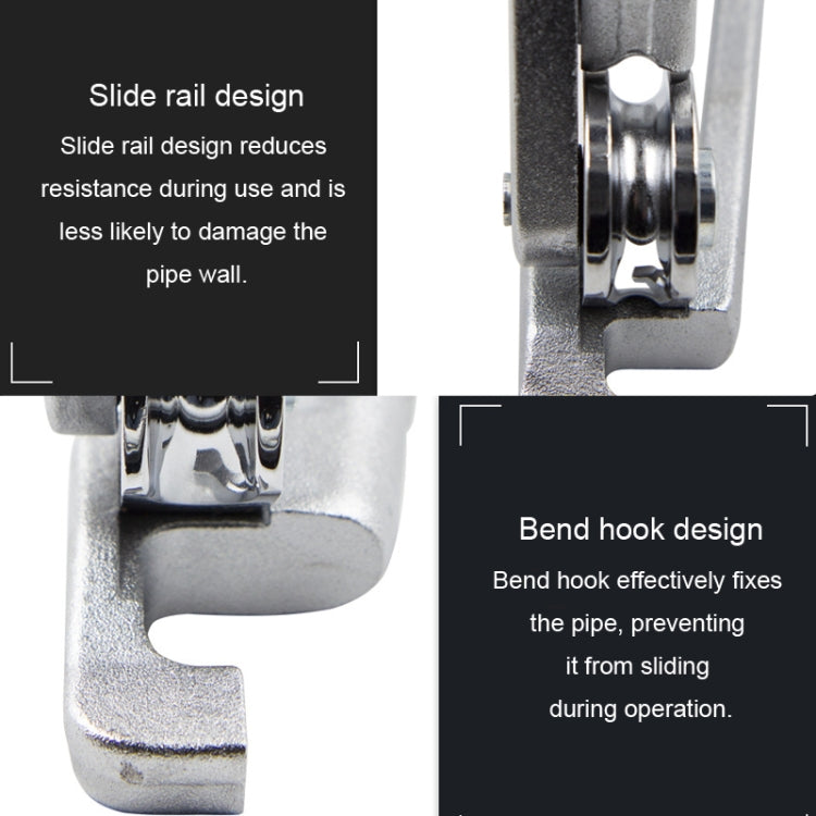 Manual Stainless Steel Pipe Iron Tube Bender Air Conditioner Copper Pipe Aluminum Pipe Bender