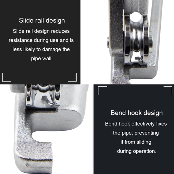 Manual Stainless Steel Pipe Iron Tube Bender Air Conditioner Copper Pipe Aluminum Pipe Bender