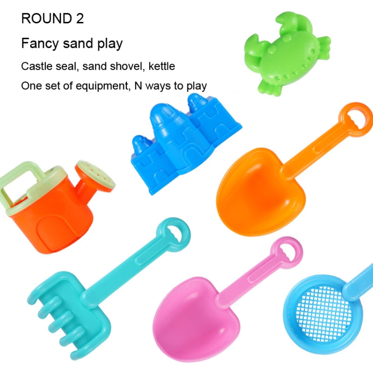13pcs/Set Children Beach Toys Set Large Sand Shovel Bucket Sand Digging Tools Hourglass