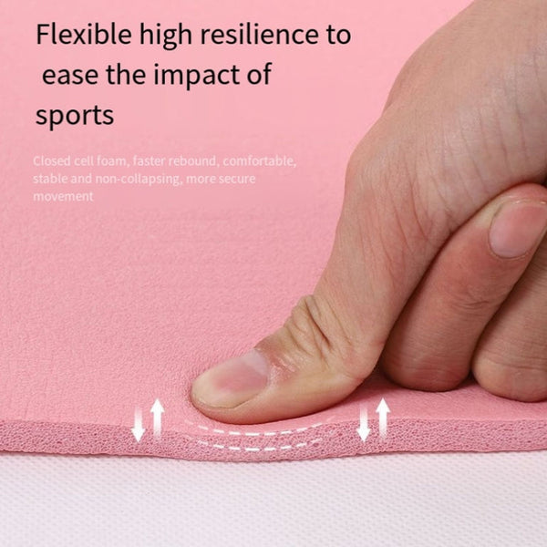 187 x 62.5 x 0.8cm NBR Yoga Mat Widened and Thickened Non-slip Dance Fitness Mat
