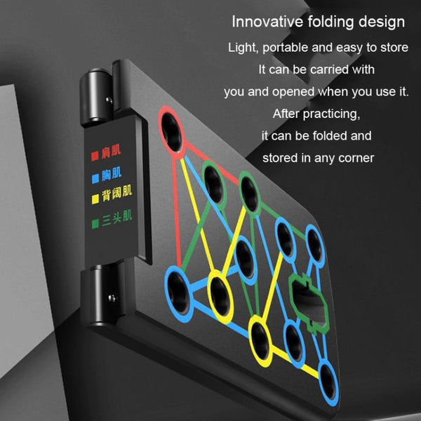 Folding Model Multi -Function Push Up Fitness Board Home Exercise Equipment