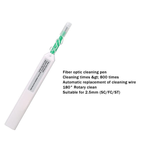 10 In 1 Optical Fiber Cleaning Tool Kit 1.25/2.5mm Fiber Cleaning Pen