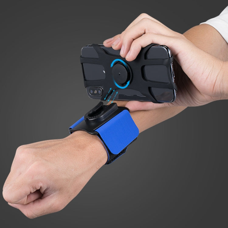 3 In 1 Four Jaws Detachable Swivel Arm Wrist Strap Bicycle Holder For 4.5-6.5 inch Phones