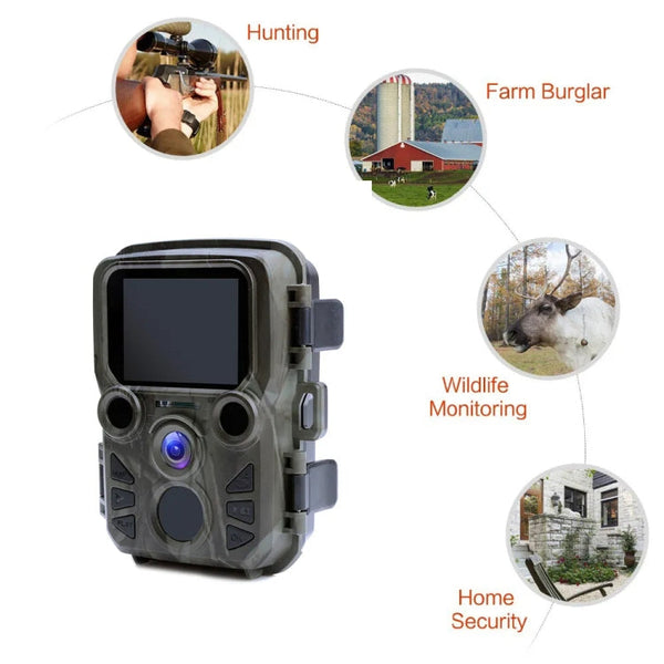 20MP 1080P Hunting Trail Camera With Night Vision Wildlife Scouting Photo